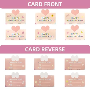 36-Pcs Fun Valentines Day Cards for Kids' Classroom Gifts