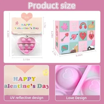 36-Pcs Fun Valentines Day Cards for Kids' Classroom Gifts