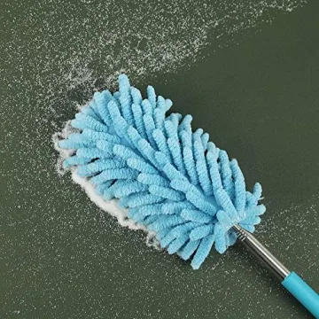 TIMIVO Microfiber Duster Set with Telescoping Extension Pole