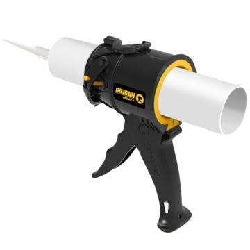 SILIGUN™ Compact Caulking Gun - No Drip Design for Precise Applications