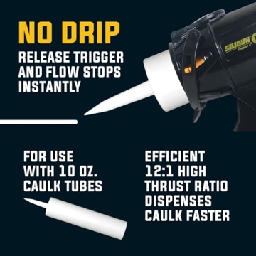 SILIGUN™ Compact No Drip Caulk Gun - Lightweight & Effective