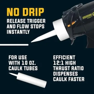 SILIGUN™ Compact No Drip Caulk Gun - Lightweight & Effective