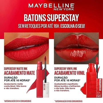 Maybelline Superstay Vinyl Ink Liquid Lipstick for Lasting Shine