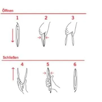 Rösle Stainless Steel 9-inch One-Handed Locking Tongs (12915)