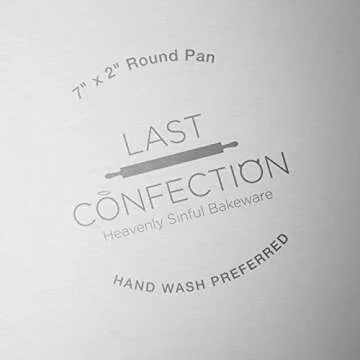Last Confection 7" x 2" Aluminum Round Cake Pan - Professional Bakeware