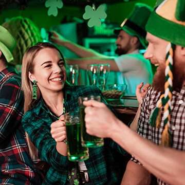 Sparkling Shamrock Earrings for St. Patrick's Day