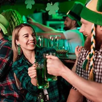 Sparkling Shamrock Earrings for St. Patrick's Day