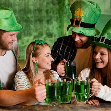 Sparkling Shamrock Earrings for St. Patrick's Day