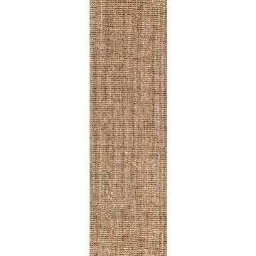 JONATHAN Y Hand Woven Jute Runner Rug for Stylish Homes