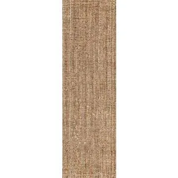 JONATHAN Y Hand Woven Jute Runner Rug for Stylish Homes