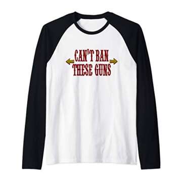 Can't Ban These Muscles Fitness Apparel Holidays Gift Raglan Baseball Tee