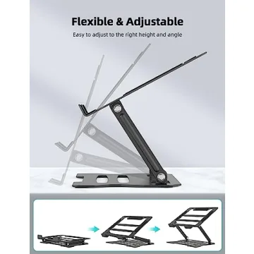Klsniur Adjustable Laptop Stand for Comfort and Portability