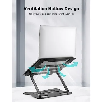 Klsniur Adjustable Laptop Stand for Comfort and Portability