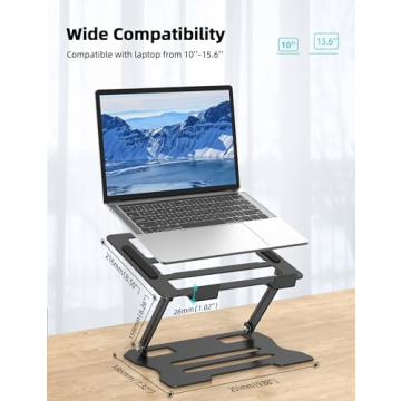 Klsniur Adjustable Laptop Stand for Comfort and Portability