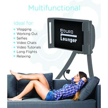 Aduro Phone Neck Holder, Gooseneck Lazy Neck Phone Mount to Free Your Hands for iPhone Android Smart...