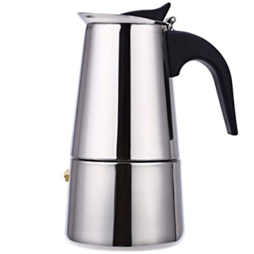 Elabo Stainless Steel Espresso Maker for Home Use