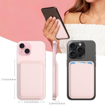 Zemexy Magnetic Wallet Phone Card Holder for iPhone