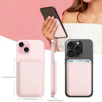 Zemexy Magnetic Wallet Phone Card Holder for iPhone