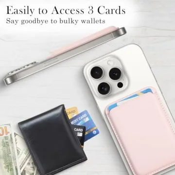 Zemexy Magnetic Wallet Phone Card Holder for iPhone
