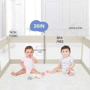 Fodoss Baby Playpen - Safe Play Area for Infants and Toddlers