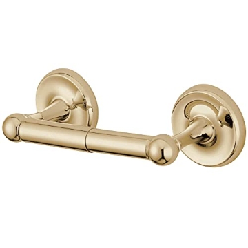 Kingston Brass BA318PB Classic Toilet Paper Holder - Polished Brass, 9-1/4" Length