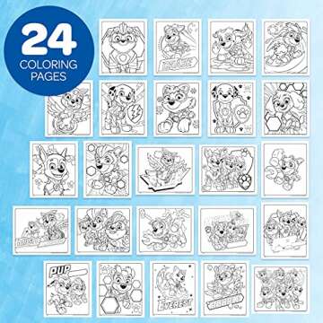 Crayola Paw Patrol Color Wonder Set, 24 Mess Free Coloring Pages & 5 Markers, Gift for Kids, Age 3, ...