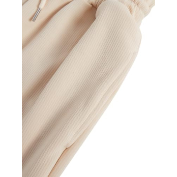 Floerns Women's Jogger Set - Stylish Two Piece Outfit Beige