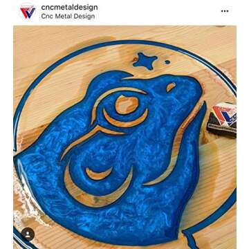 (51g/1.8oz) Iridescent Blue Black Diamond Pigments® Multipurpose DIY Arts and Crafts Additive | Natural Bath Bombs, Resin Art, Slime, Epoxy, Soap, Nail Polish