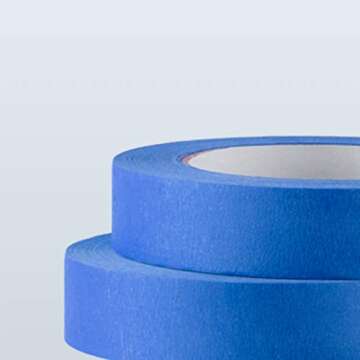 Lichamp 2 Pack Blue Painters Tape 1 Inch for Clean Finishes