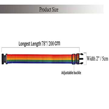 Durable Adjustable Luggage Straps for Secure Travel