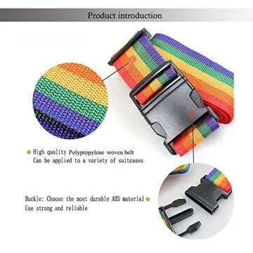 Durable Adjustable Luggage Straps for Secure Travel