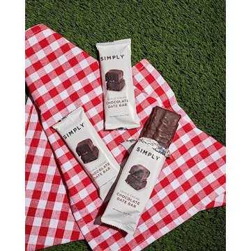 Simply Gum Chocolate Date Bars - Vegan and Guilt Free
