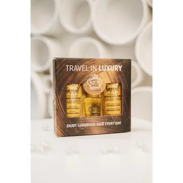 RICH Travel Luxury Gift Set for All Hair Types - Moisturizing Shampoo & Conditioner