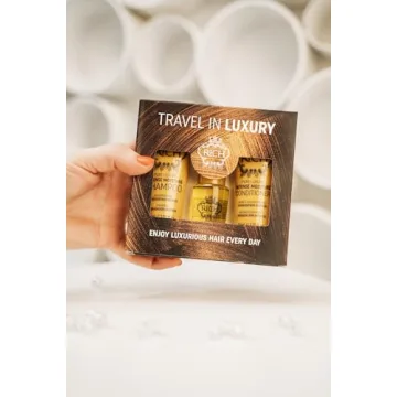 RICH Travel Luxury Gift Set for All Hair Types - Moisturizing Shampoo & Conditioner