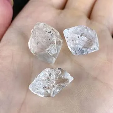 Herkimer Diamond Quartz Crystal Gemstone Point Wand 0.7 OZ
