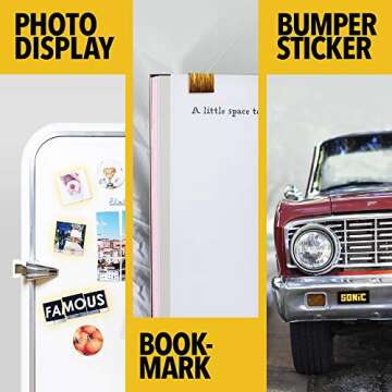 Inkjet-Optimized Printable Magnetic Sheets - 8.5x11 Magnet Paper for DIY Stickers, Decorations, Labels - Easy to Print, Cut & Create Your Own Magnets (Matte, 5pcs)