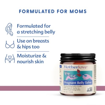 Moisturizing Motherlove Pregnancy Belly Salve for Stretch Marks