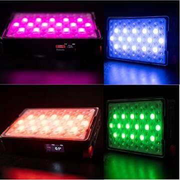 Aputure MC Pro RGBWW LED Light,Mini On Camera Video Lights with TLCI/CRI 96+,2000-10000K Adjustable,...