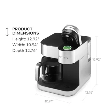 Keurig K-Duo Maker: Brew Single Serve or 12-Cup Carafe