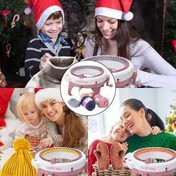 SENTRO Knitting Machine, Knitting Machine 48 Needle, Knitting Looms & Boards, Smart Loom with Row Co...