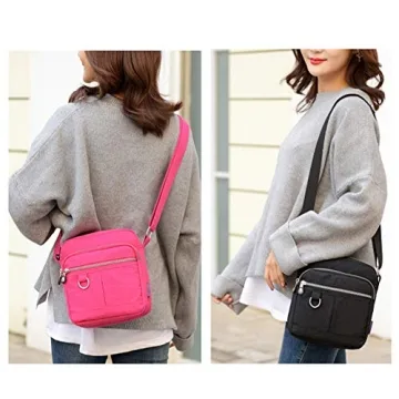 KARRESLY Waterproof Casual Nylon Purse - Crossbody Bag