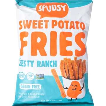 Spudsy Vegan Ranch Sweet Potato Fries for Health-Conscious Snackers