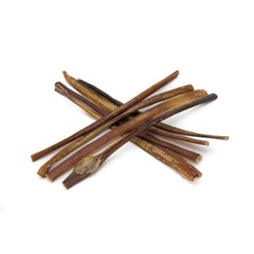 Best Bully Sticks 12 Inch All-Natural Bully Sticks for Dogs - 12” Easily Digestible, 100% Grass-Fed Beef, Grain and Rawhide Free | 12 Pack