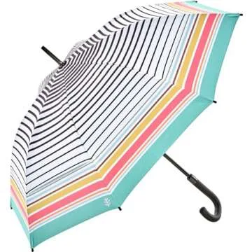 Coolibar UPF 50+ 48 Inch Calotta Fashion Umbrella - Sun Protective and Stylish