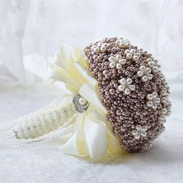 18 Pcs Rhinestone Pearl Embellishments,Rhinestone Flower Embellishments Pearl Brooch Button Flatback Pearl Beads DIY for Jewelry Making,Wedding DIY Supplies,Clothes,Shoes and Sew Craft Project