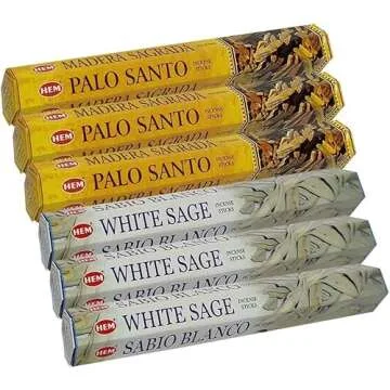 Explore White Sage and Palo Santo Incense Sticks Bundle