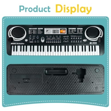 AstraMood 61 Key Piano Keyboard for Kids Beginners