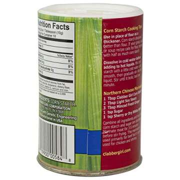 Clabber Girl Gluten-Free Corn Starch, 6.5 Ounce