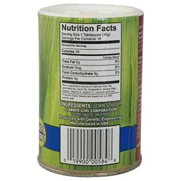 Clabber Girl Gluten-Free Corn Starch, 6.5 Ounce