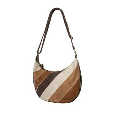 MUDD Patchwork Hobo Bag for Women - Stylish & Versatile
